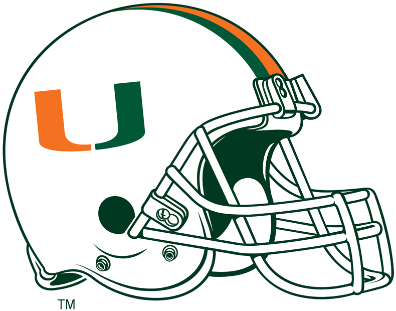 Miami Hurricanes 2000-Pres Helmet Logo DIY iron on transfer (heat transfer)